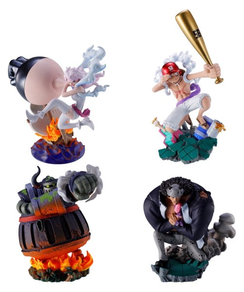 One Piece - Petitrama series LOGBOX RE BIRTH Ver. Egghead 02 Minifiguren: Megahouse