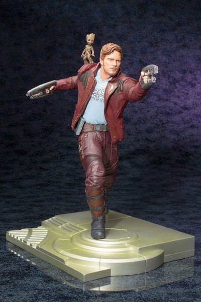 Guardians of the Galaxy - Star Lord with Groot Statue - ARTFX: Kotobukiya