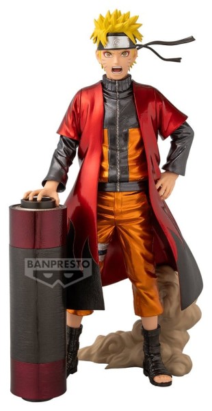 Naruto - Naruto Uzumaki Figur / Shippuden Premium - The Metallic: Banpresto