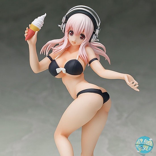 Nitro Super Sonic - Super Sonico Statue - S-style / Swimsuit Version: FREEing