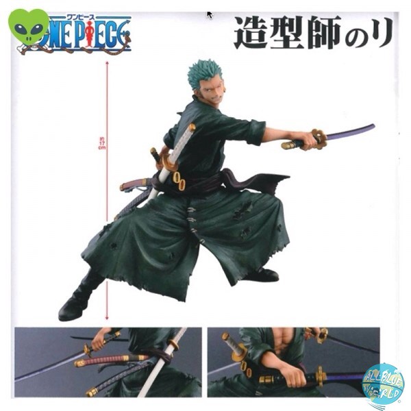 One Piece - Lorenor Zorro Figur - Zoukei Monogatari: Banpresto