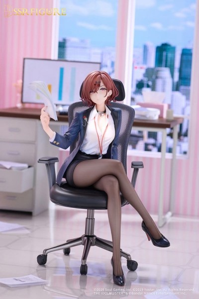 The Idolmaster - Madoka Higuchi Statue / Shiny Colors x Mahjong Soul - Effortless Work Ver.: SSR Fig