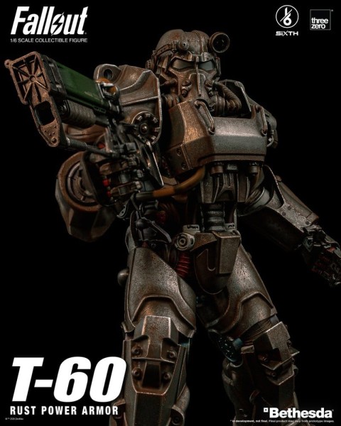 Fallout - T-60 Rust Power Armor Actionfigur / FigZero: Threezero