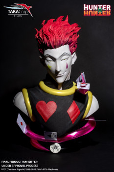 Hunter x Hunter - Hisoka Büste / Life-Size: Taka Corp Studio Hunter x Hunter - Hisoka Büste / Life-Size: Taka Corp Studio
