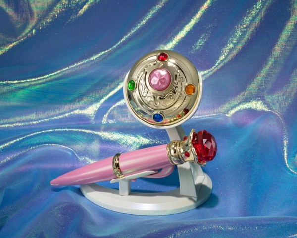 Sailor Moon - Verwandlungsbrosche & Verwandlungsfüller Set Proplica Replik / Brilliant Color Editio