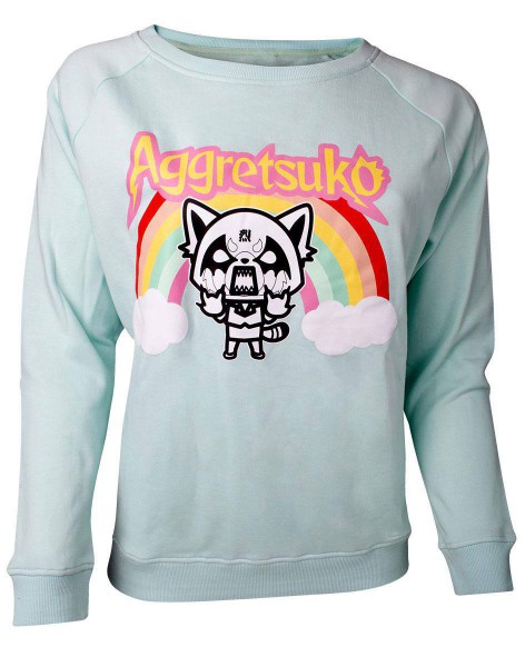 Aggretsuko - Girlie Kapuzenpullover Größe S / Motiv Rage Aggretsuko: Difuzed