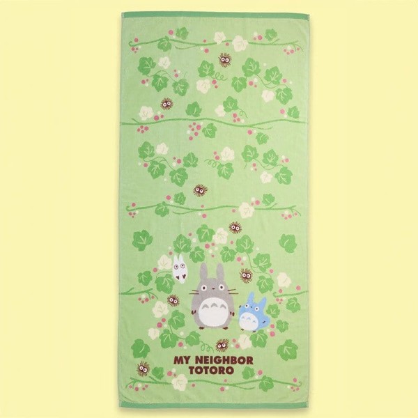 Mein Nachbar Totoro - Totoro Green Leaf Handtuch: Marushin