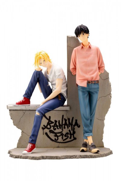 Banana Fish - Ash Lynx & Eiji Okumura Statue: Kotobukiya