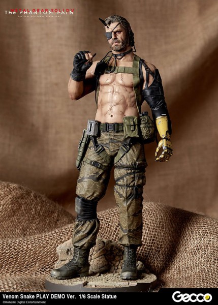 Metal Gear Solid V - Venom Snake Statue / Play Demo Version: Gecco