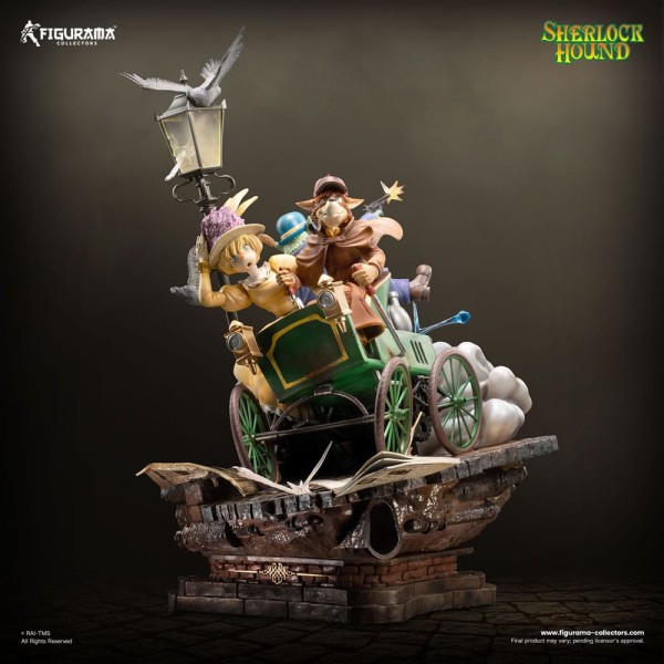 Sherlock Hound - Sherlock, Watson & Mrs. Hudson Statue / Elite Diorama: Figurama Collectors