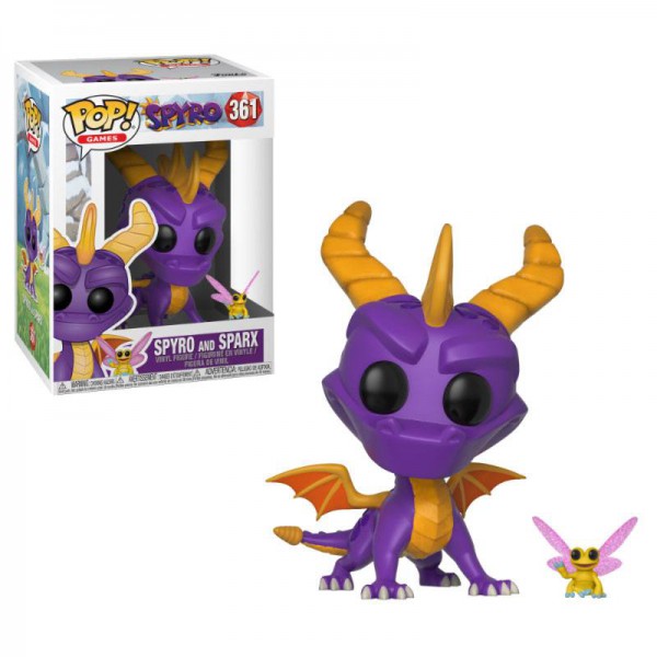 Spyro the Dragon - Spyro & Sparx Figur / POP! Games: Funko