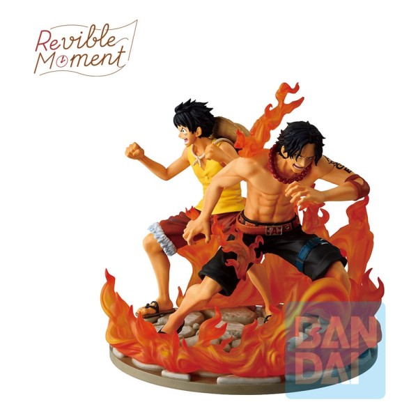 One Piece - Ace & Luffy Statue / Ichibansho - Dramatic Memories: Banpresto