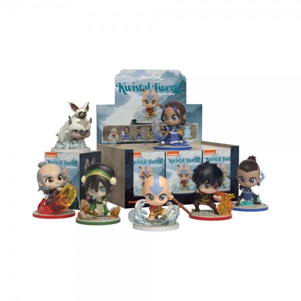 Avatar The Last Airbender - Kwistal Blind Box Display: Mighty Jaxx