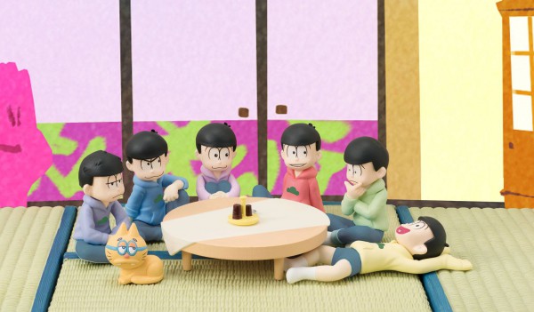 Osomatsu-san - Minifiguren-Set - Palmate / We are family! : MegaHouse