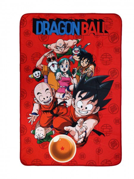 Dragon Ball - Fleecedecke mit Characters Motiv: SD Toys