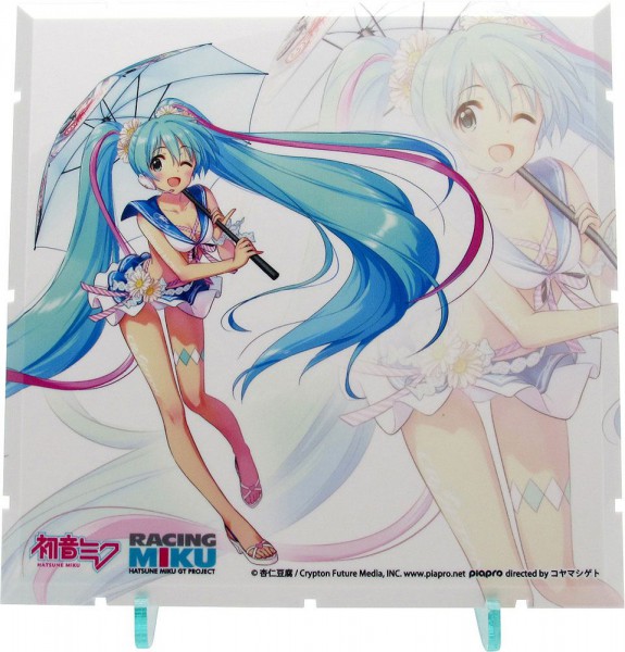 Dioramansion - Racing Miku 2019 Pit Optional Panel Thai Version / Zubehör-Set: PLM