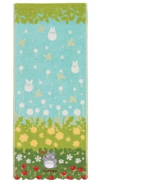 Mein Nachbar Totoro - Totoro Flowers & Stawberries Handtuch: Marushin