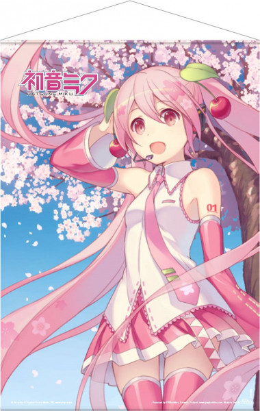 Hatsune Miku Wallscroll / Cherry Blossom Motiv: POPbuddies
