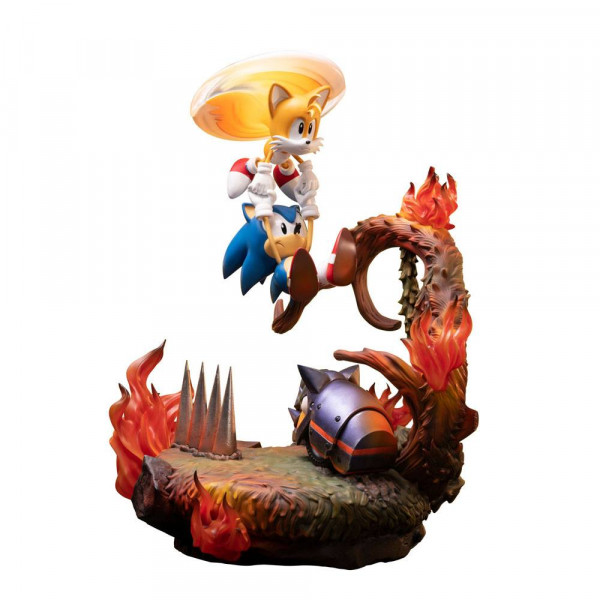 Sonic the Hedgehog - Sonic & Tails Statue: First 4 Figures