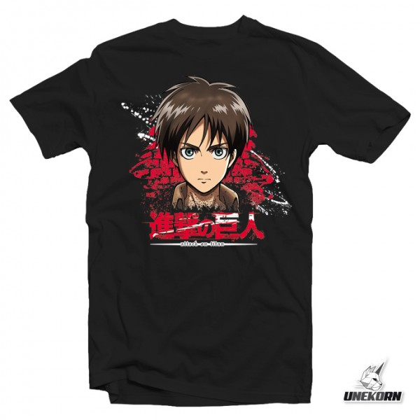 Attack on Titan - T-Shirt / Eren Jäger - Unisex S: Unekorn