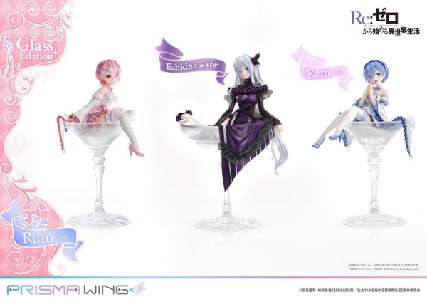 Re:Zero - Starting Life in Another World - Ram Statue / Glass Edition - Prisma Wing: Prime 1 Stu