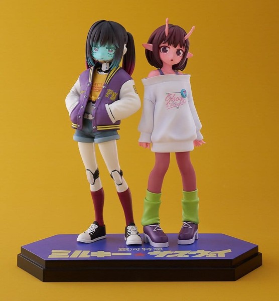 Milky Subway The Galactic Limited Express - Chiharu & Makina Statue / Pop Up Parade: Good Smile Com