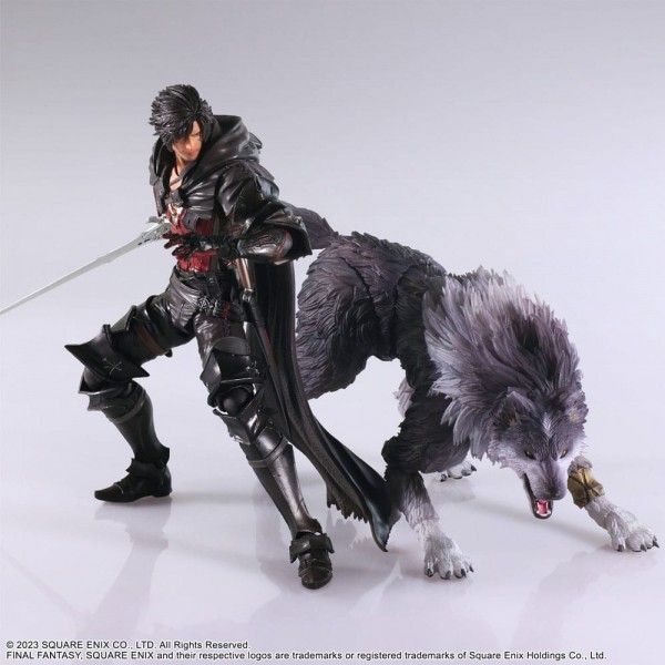 Final Fantasy XVI Bring Arts - Set Clive Rosfield & Torgal Actionfigur: Square-Enix