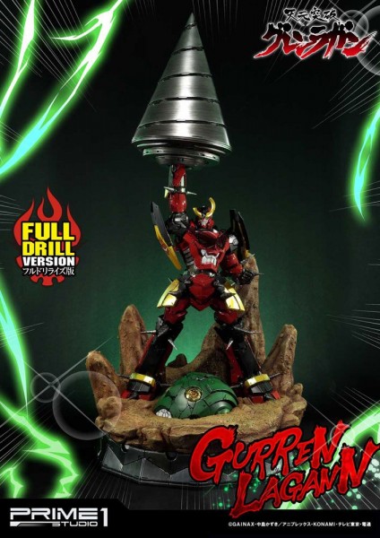 Tengen Toppa Gurren Lagann - Gurren Lagann Statue / Full Drill Version: Prime 1 Studio