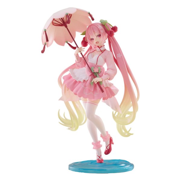Hatsune Miku - Sakura Miku Statue / AMP - Sakura Dress Version: Taito Prize