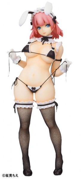 Original Character - Yurufuwa Maid Bunny Statue / illustration by Chie Masami. (re-run): Lechery