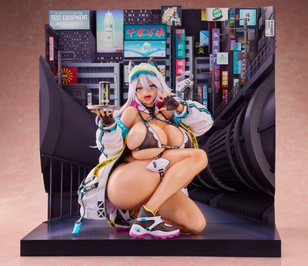Original Character - Meido-Busou Statue / Street Version - Pixel Philia Edition: Nocturnas