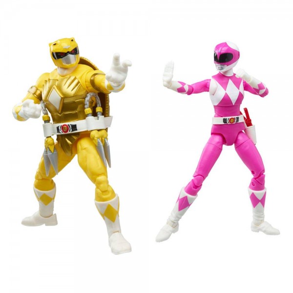 Power Rangers x TMNT Lightning Collection - Morphed April O´Neil & Michelangelo Actionfigur: Hasbro