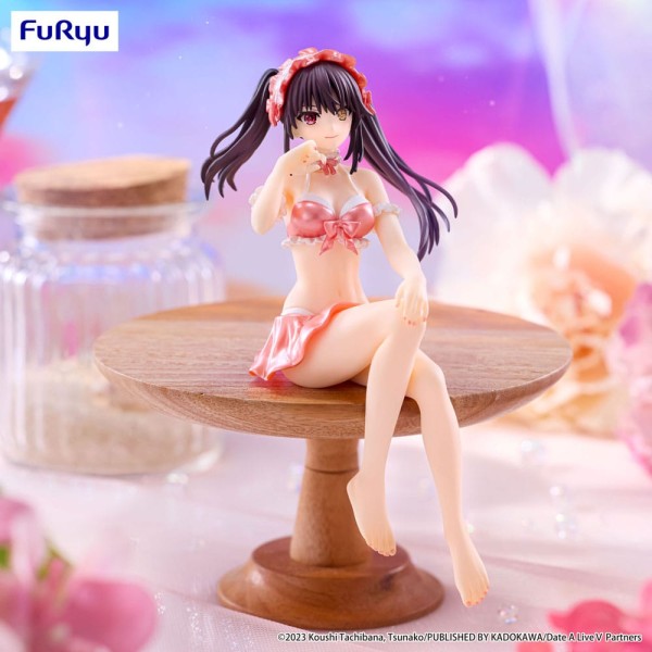 Date A Live V - Kurumi Tokisaki Noodle Stopper Figur / Swimsuit Pastel Red Color: Furyu-