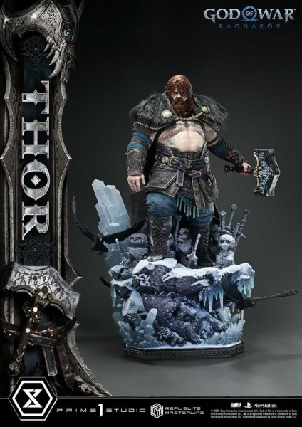 God of War: Ragnarök - Thor Statue / Real Elite Masterline Series: Prime 1 Studio