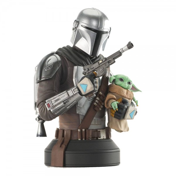 Star Wars The Mandalorian - Mando and the Child Büste: Gentle Giant