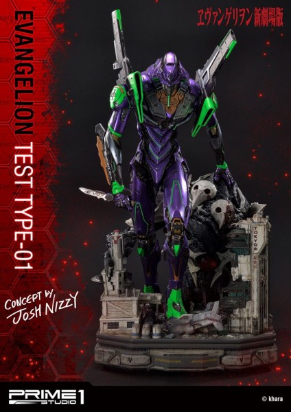 Neon Genesis Evangelion - Test Type-01 Statue / Concept by Josh Nizzi: Prime 1 Studio