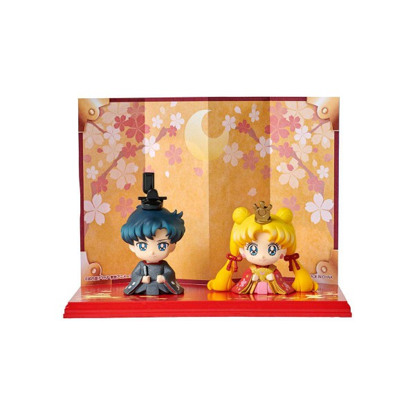 Sailor Moon - Usagi & Mamoru Minifiguren 2er-Set / Hinamatsuri - Petit Chara: MegaHouse