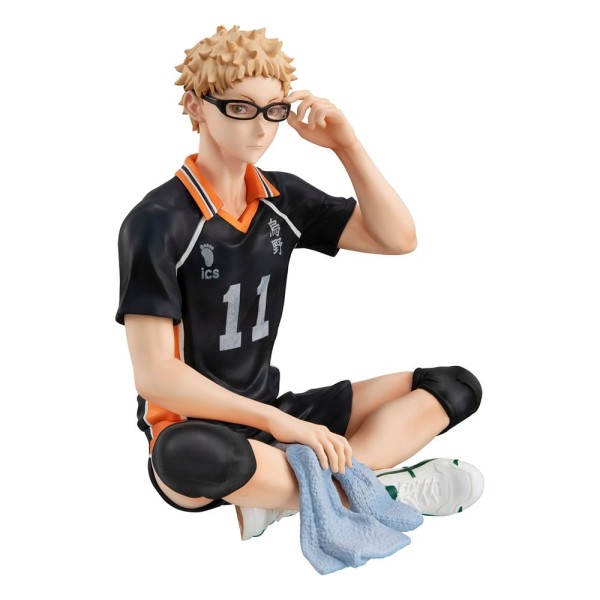 Haikyu!! - Kei Tsukishima Statue / G.E.M. Serie Palm Size: MegaHouse