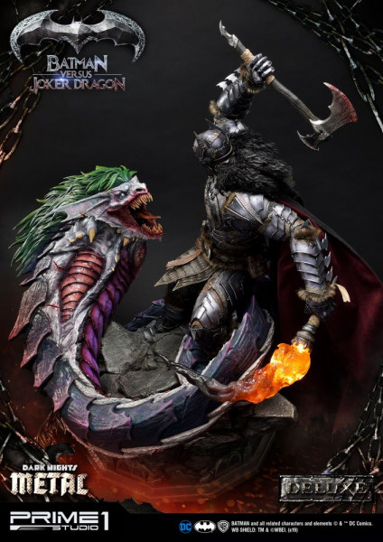 Dark Nights: Metal - Batman Versus Joker Dragon Statue / Deluxe Version: Prime 1 Studio