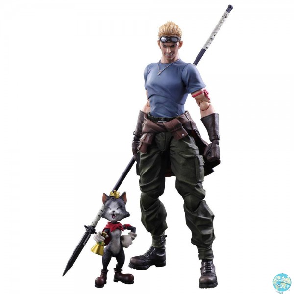 Final Fantasy VII Advert Children - Cid Highwind & Cait Sith Actionfigur - Play Arts Kai: Square