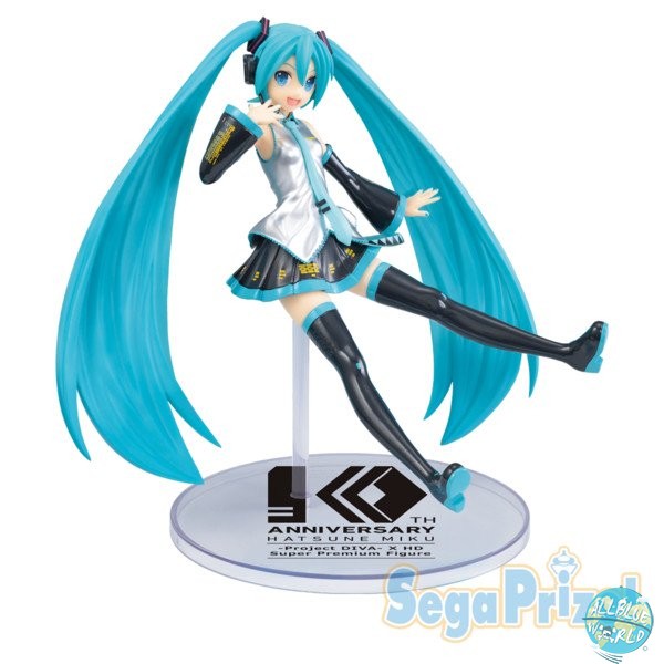 Vocaloid Project Diva X HD - Hatsune Miku Figur - SPM / 10th Anniversary: Sega