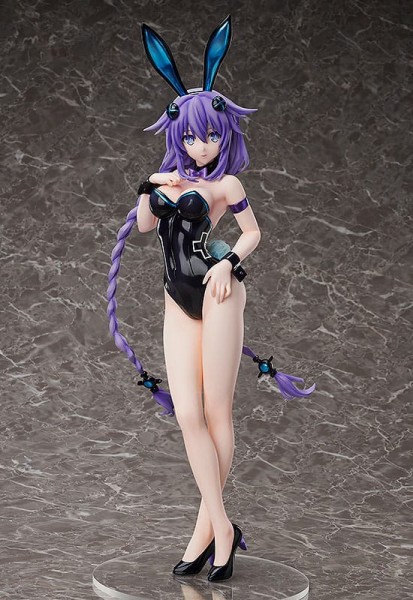 Hyperdimension Neptunia - Purple Heart Statue / Bare Leg Bunny Ver.: FREEing