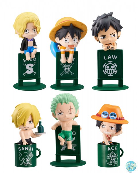 One Piece - Minifiguren - Ochatomo Serie 8er-Set / Pirates Vacation: MegaHouse