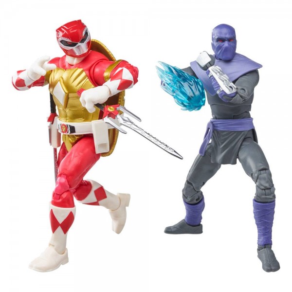 Power Rangers x TMNT Lightning Collection - Foot Soldier Tommy & Morphed Raphael Actionfigur: Hasbro