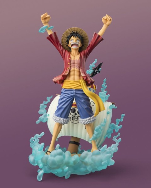 One Piece - Monkey D. Luffy Figur / Figuarts ZERO (STARTune) - Setting out for the New World: Banda