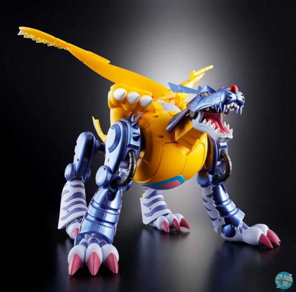 Digimon Adventure - Metal Garurumon Actionfigur / Digivolving Sprirts: Bandai