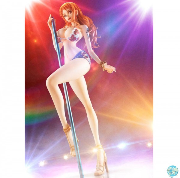 One Piece MegaHouse Nami P.o.P BB 15th Anniversary Limited Edition Statue 