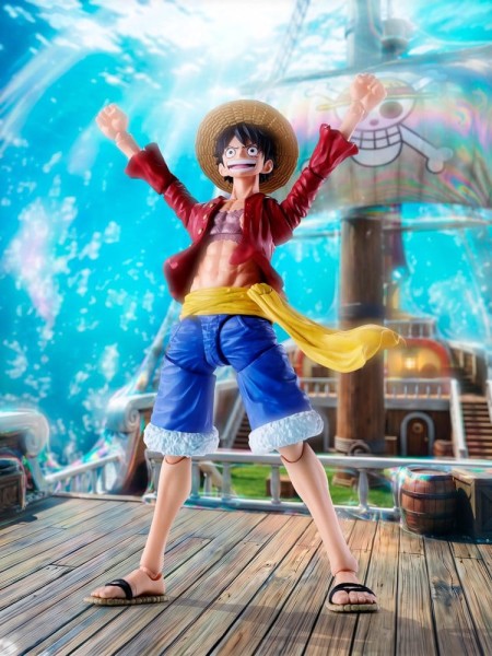 One Piece - Monkey D. Ruffy Actionfigur / S.H.Figuarts (Two Years Later): Bandai Tamashii Nations