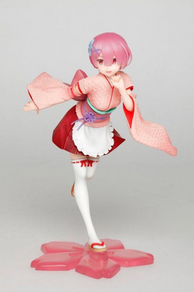 Re:Zero - Ram Figur / Kimono Maid Version [STARK BESCHÄDIGTE VERP.]: Taito