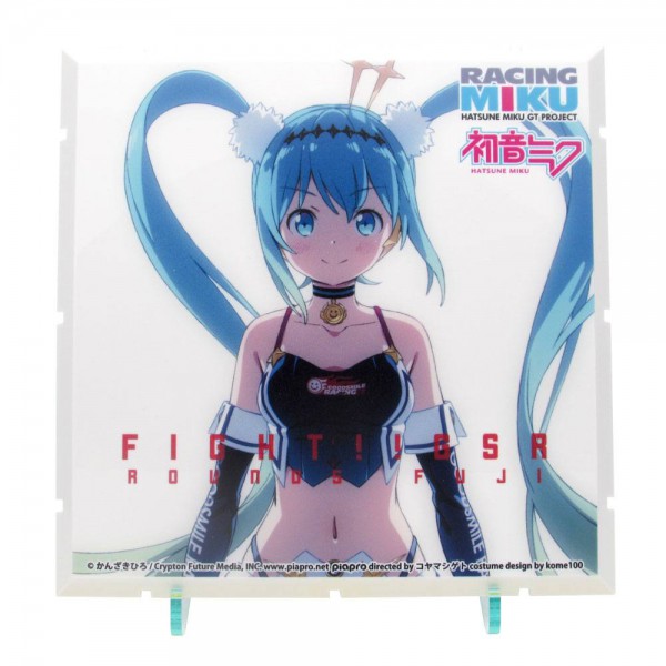 Dioramension - Racing Miku Pit 2018 Optional Panel Rd. 5 Fuji / Zubehör-Set: PLM